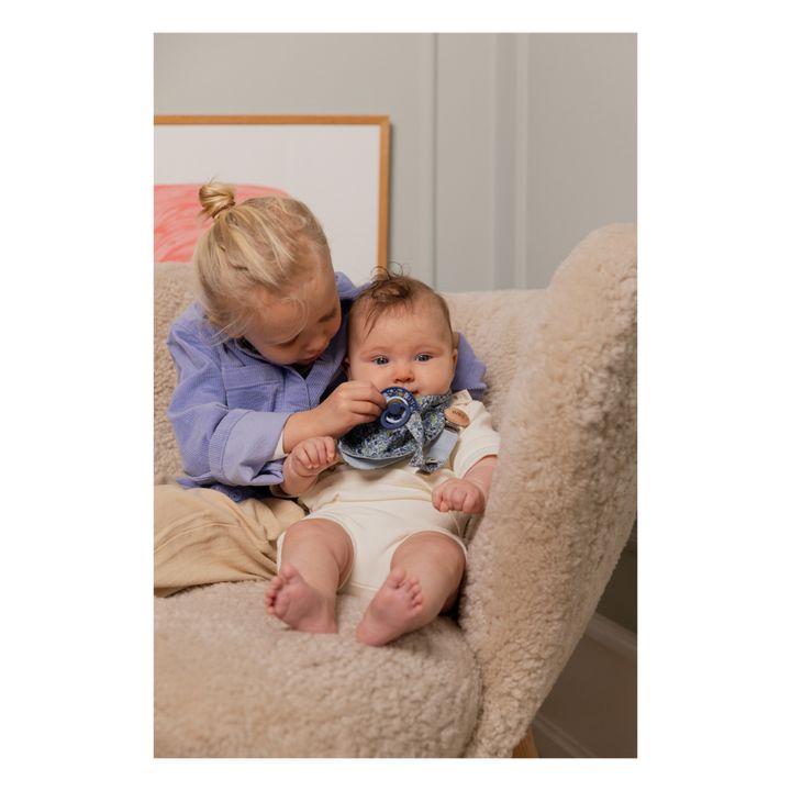 Chupetes de caucho natural Bibs x Liberty - Juego de 2 | Azul Cielo- Imagen del producto n°1