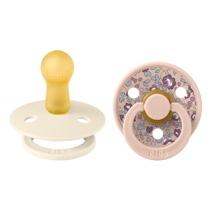 Chupetes de caucho natural Bibs x Liberty - Juego de 2 | Blush- Imagen del producto n°3
