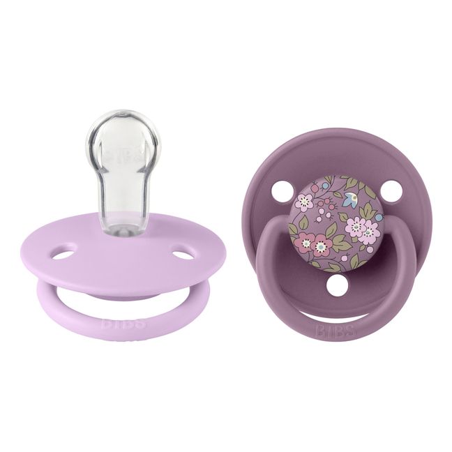 Bibs x Liberty Silikonschnuller - 2er-Set | Mauve