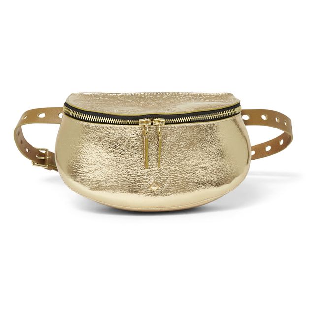 New Lili Laminato Bumbag | Dorado