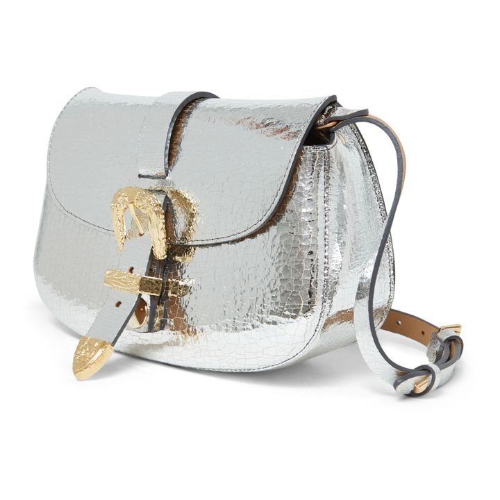 Courcy Shiny Bag | Silver- Product image n°1