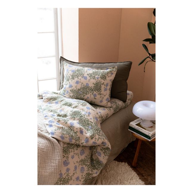 Bettwäsche Plumbago aus Bio-Baumwolle | Blau