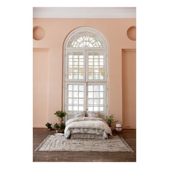 Organic Cotton Anjou Stripe Bedding Set | Grigio chiaro