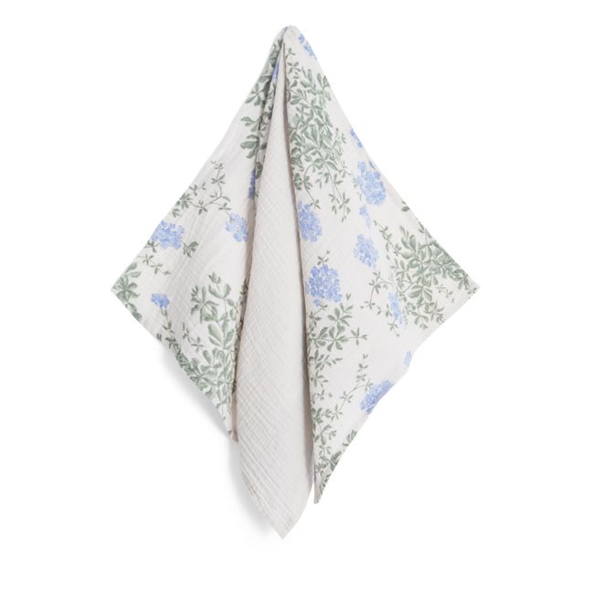 Plumbago Organic Cotton Swaddling Blankets - Set of 3 | Azul