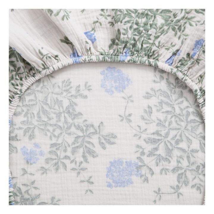 Plumbago Organic Cotton Changing Mat Cover | Azul- Imagen del producto n°1