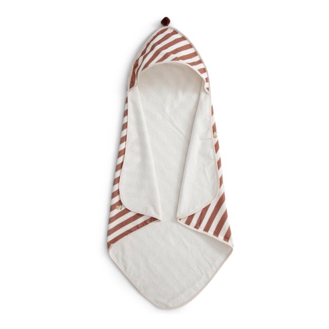 Stripe Anjou Bath Towel | Terracotta