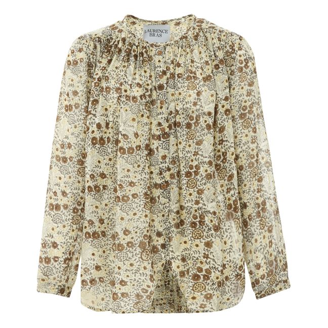 Blouse Cigar Imprimée | Yellow