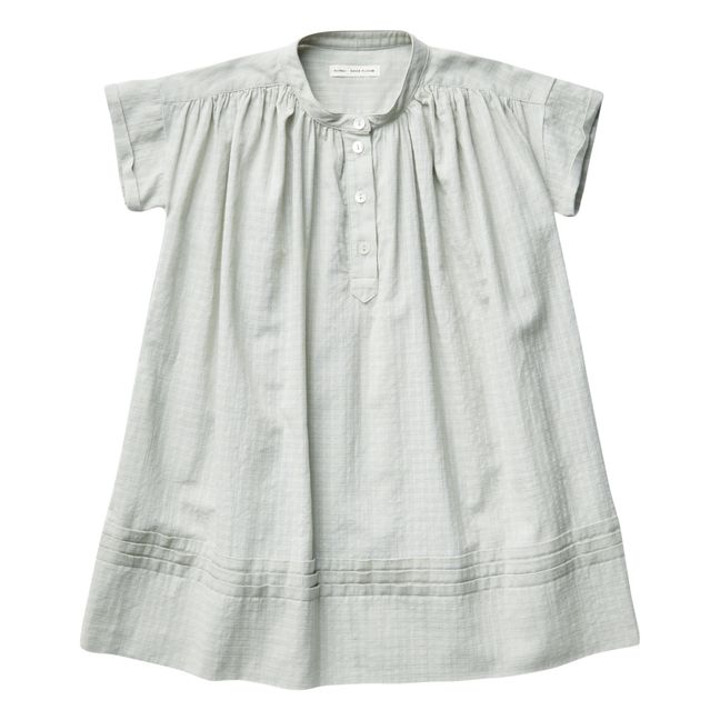 Goldie Organic Cotton Textured Dress | Blu