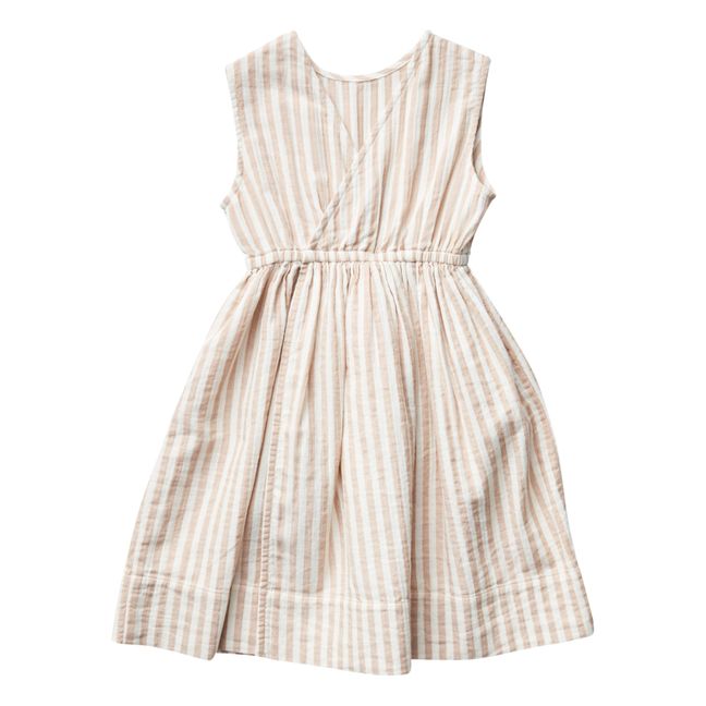 Robe Gaze de Coton Bio Rayée Orla | Seidenfarben