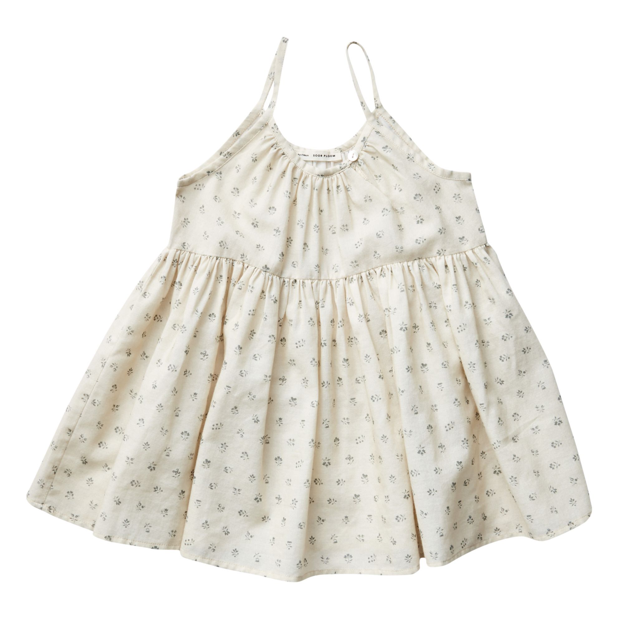 Soor Ploom - Birdie Floral Cotton Gauze Strappy Top - Ecru | Smallable