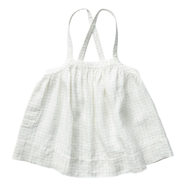 Robe Tablier Lin Eloise | Ecru
