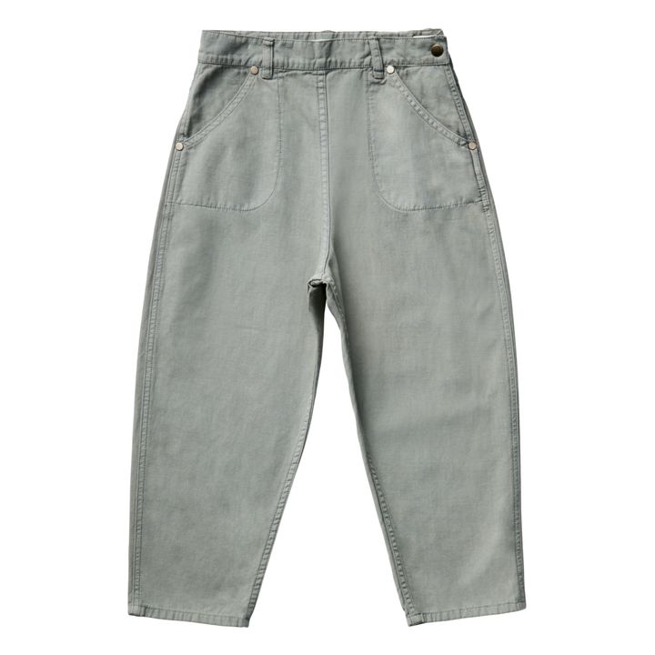 Hose aus Baumwolle und Leinen Nova | Khaki- Produktbild Nr. 0