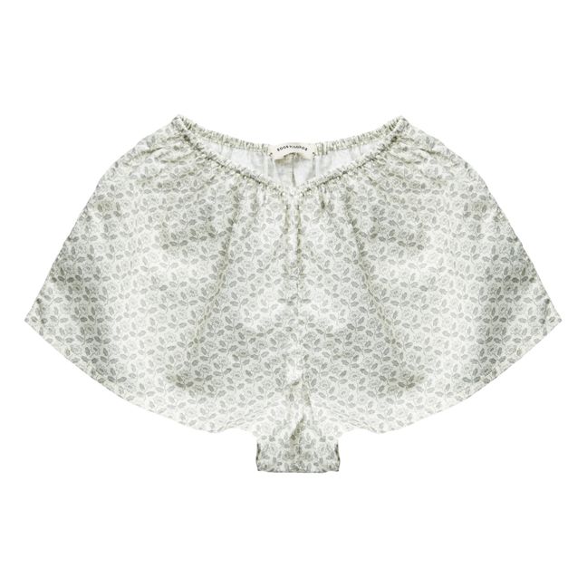 Shorts in cotone organico Flora | Verde