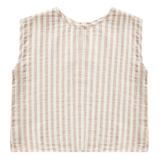 Hilda Organic Cotton Gauze Top | Crudo