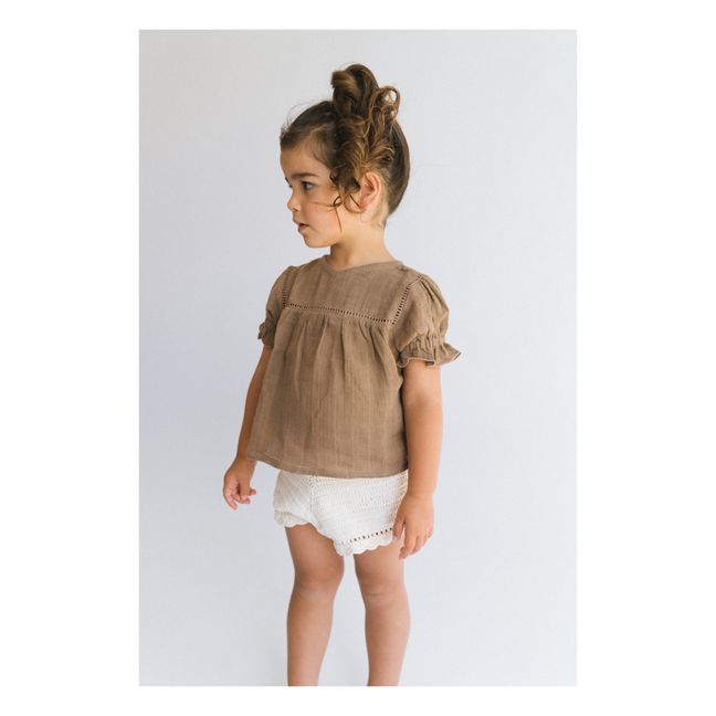 Blusa Clover | Marrón