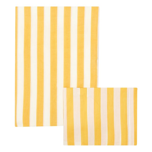 Parure de lit Yellow Sun Stripes