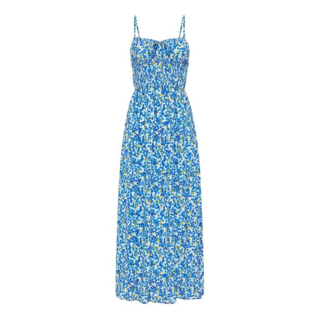 Kleid Caprera Blumenmuster | Blau