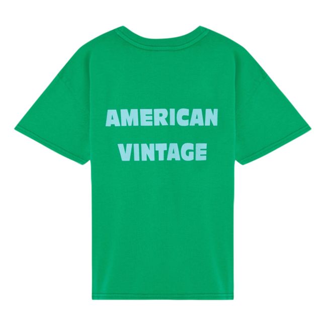 Straight Printed T-shirt | Verde Menta