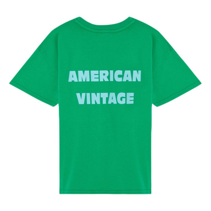 Straight Printed T-shirt | Verde menta- Immagine del prodotto n°0