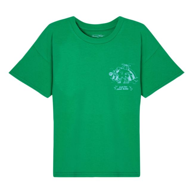 Straight Printed T-shirt | Verde Menta