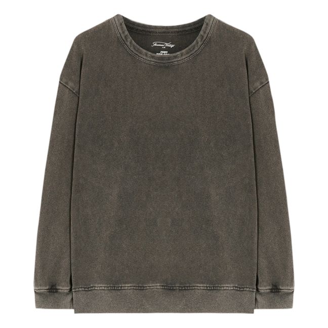 Long-Sleeved T-Shirt  | Carbone