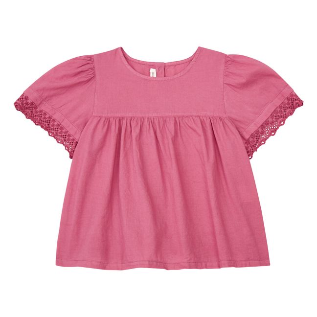 Embroidered Blouse | Pink