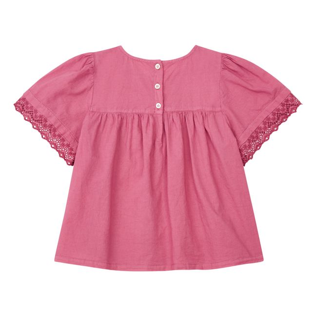 Embroidered Blouse | Pink
