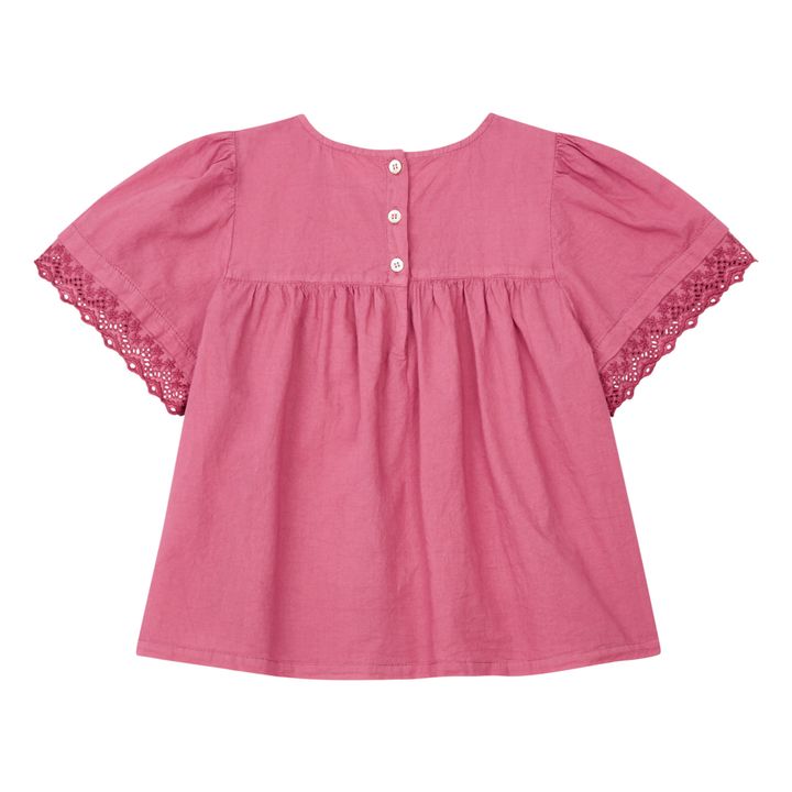 Embroidered Blouse | Pink- Product image n°2