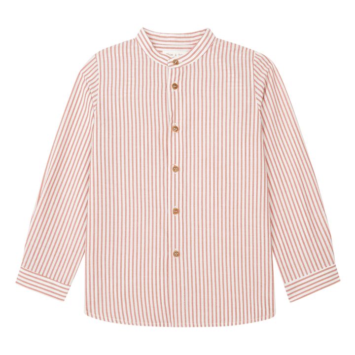 Camisa de rayas | Terracotta- Imagen del producto n°0