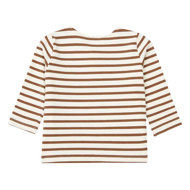 Striped Sweater | Kamelbraun