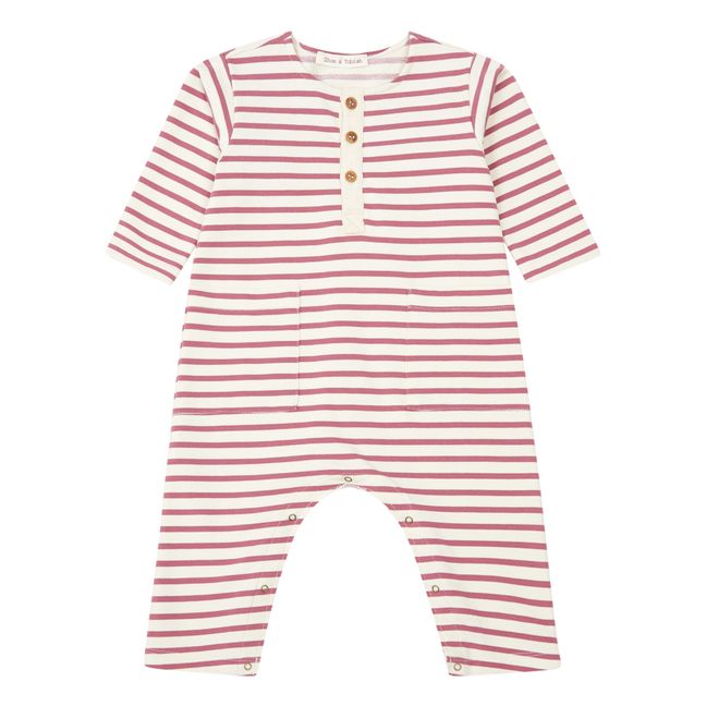 Striped Jumpsuit | Pink