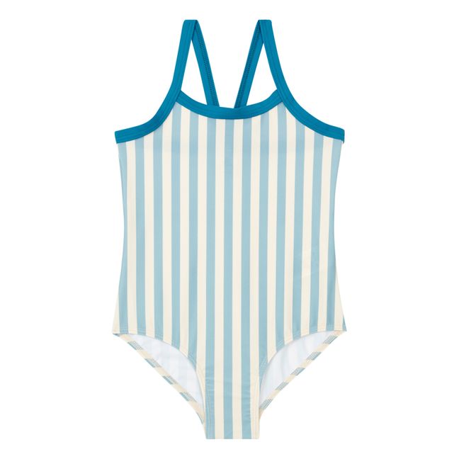 Recycled Polyester One-Piece Swimsuit | Azul