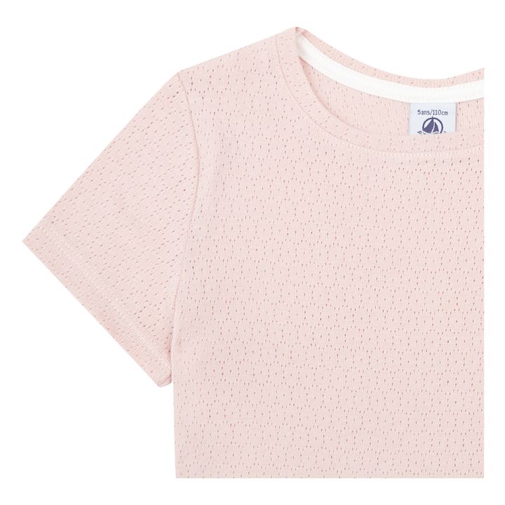 Pijama corto de algodón orgánico | Rosa- Imagen del producto n°1