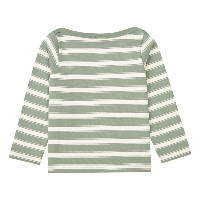 Thick Cotton Nautical Pullover | Khaki