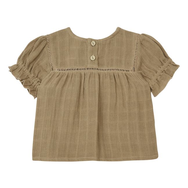 Blouse Clover | Marron