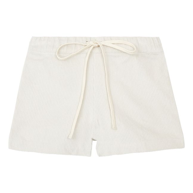 Ribbed Bowie Shorts | Ecru