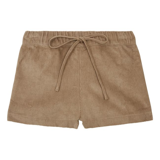 Ribbed Bowie Shorts | Brown
