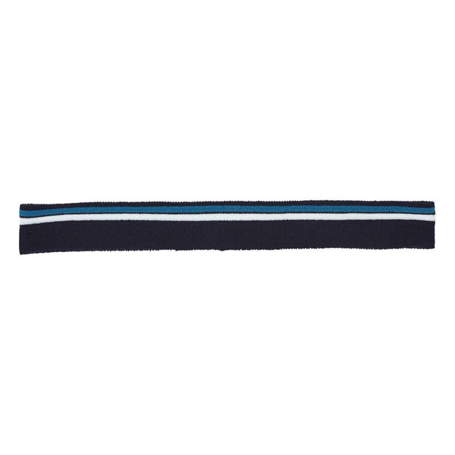 Elasticated Headband | Navy blue