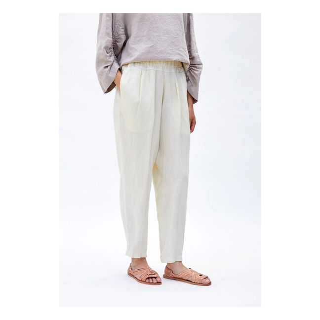 Pantalon Carpenter Lin | Bianco