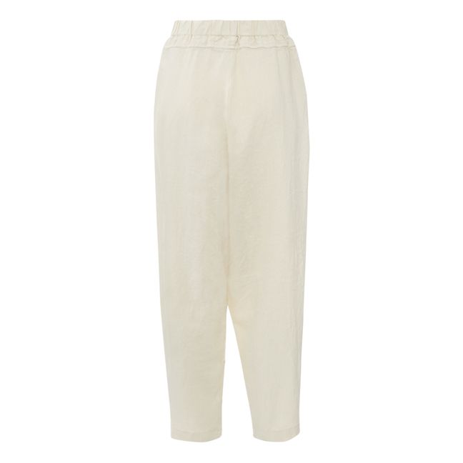 Carpenter Linen Pants | Bianco