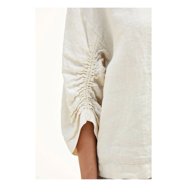 Xiao Linen Top | Bianco