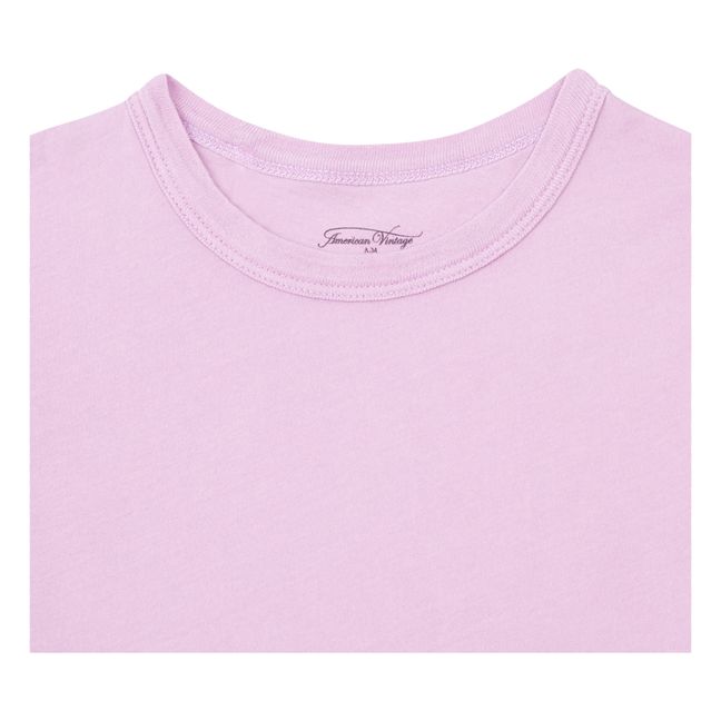 T-shirt Droit Coton Bio | Rose