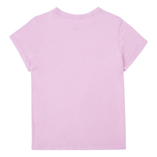 T-shirt Droit Coton Bio | Rose