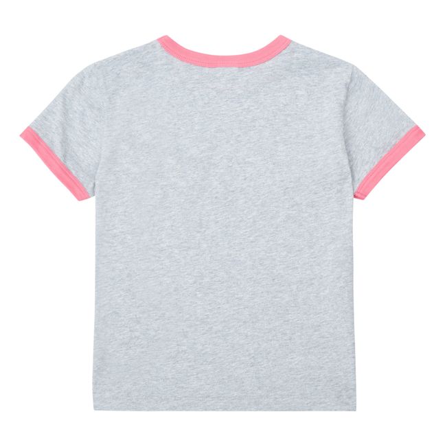 T-Shirt Coton Bio Lovers | Gris Jaspeado