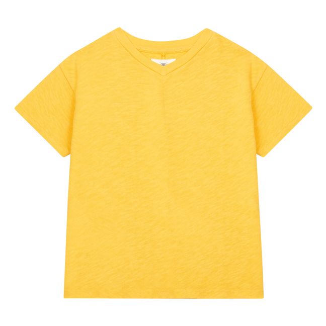 Plain V-Neck T-Shirt | Amarillo