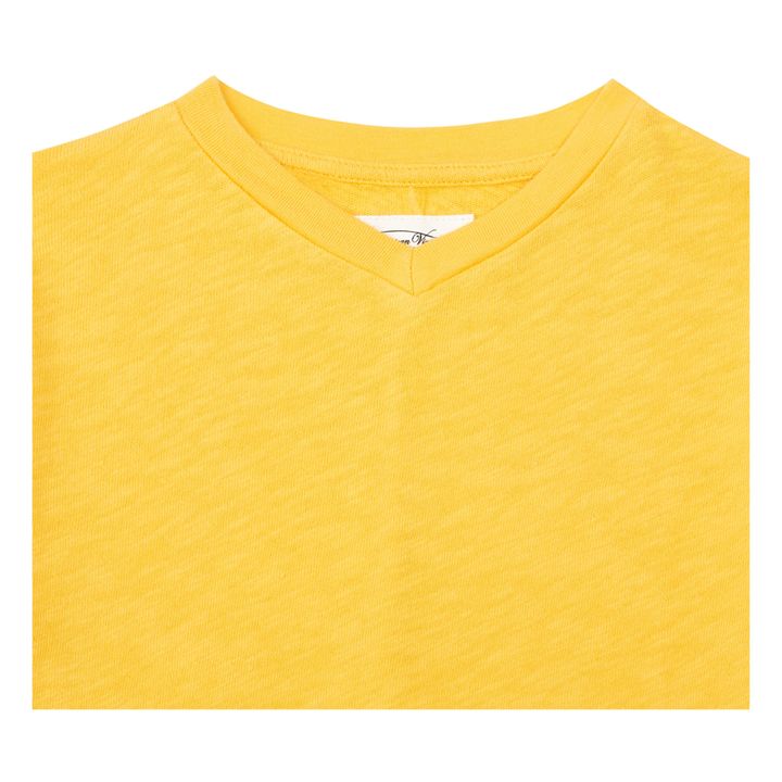 Plain V-Neck T-Shirt | Amarillo- Imagen del producto n°2