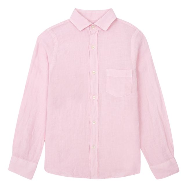 Paul Pat Linen Shirt  | Pink