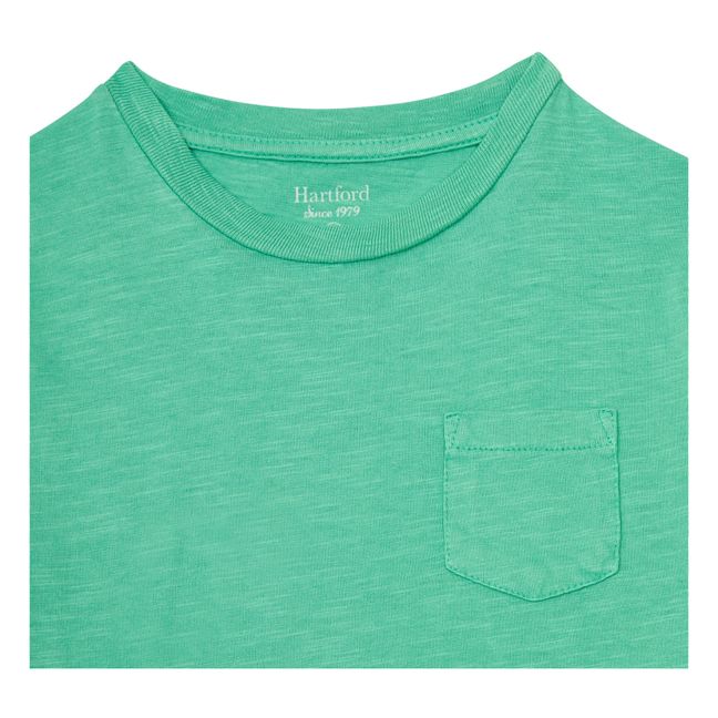 Crew Pocket T-Shirt | Turquoise