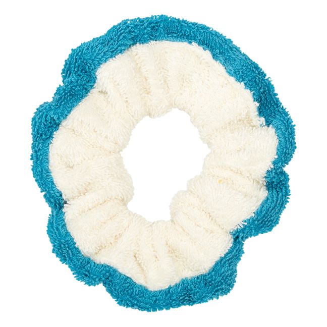 Chouchou Eponge | Bleu turquoise