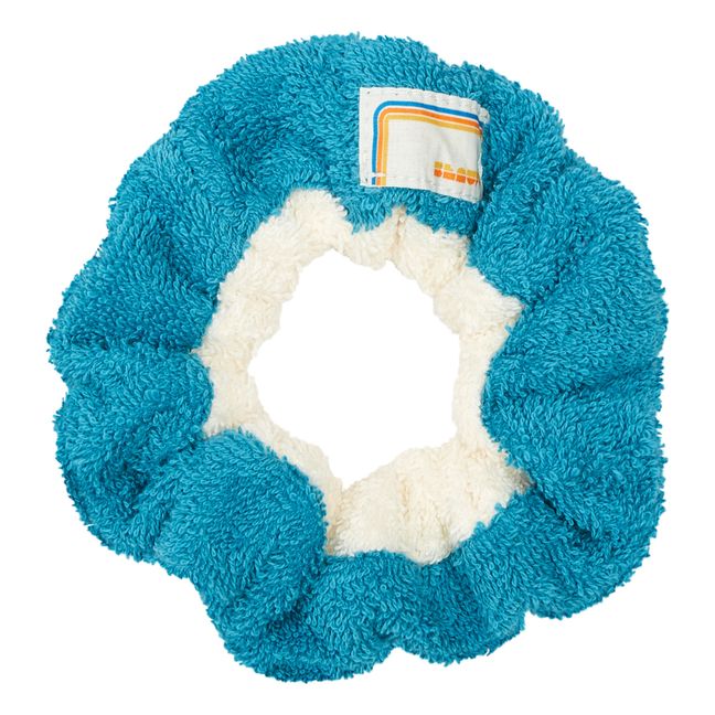 Chouchou Eponge | Bleu turquoise